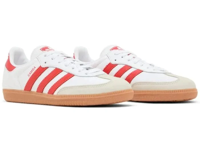 Adidas Wmns Samba OG 'White Solar Red' Women's - Image 5