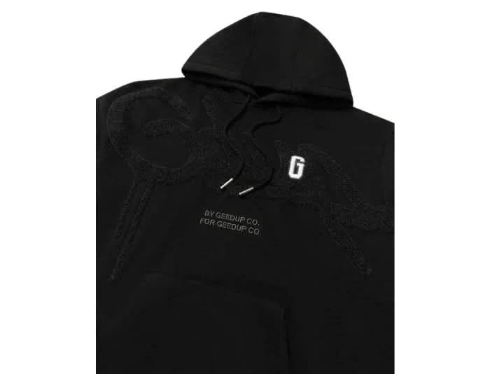 Geedup Handstyle G Hoodie "Black Charcoal" - Image 2