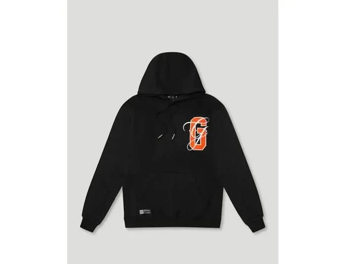 Geedup Hoodie Play For Keeps Script Hoodie "Black Orange"