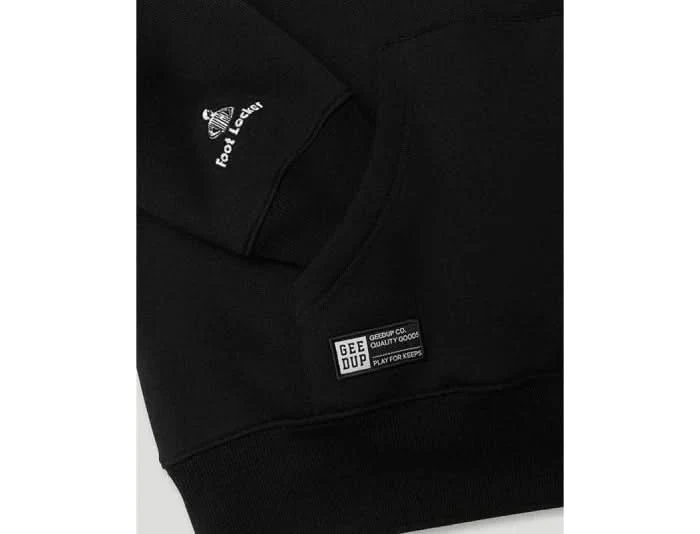 Geedup x Foot Locker Play For Keeps Hoodie "Black Turbo Green" - Image 4