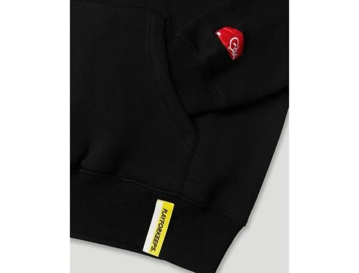 Geedup x Foot Locker Play For Keeps Hoodie "Black Turbo Green" - Image 5