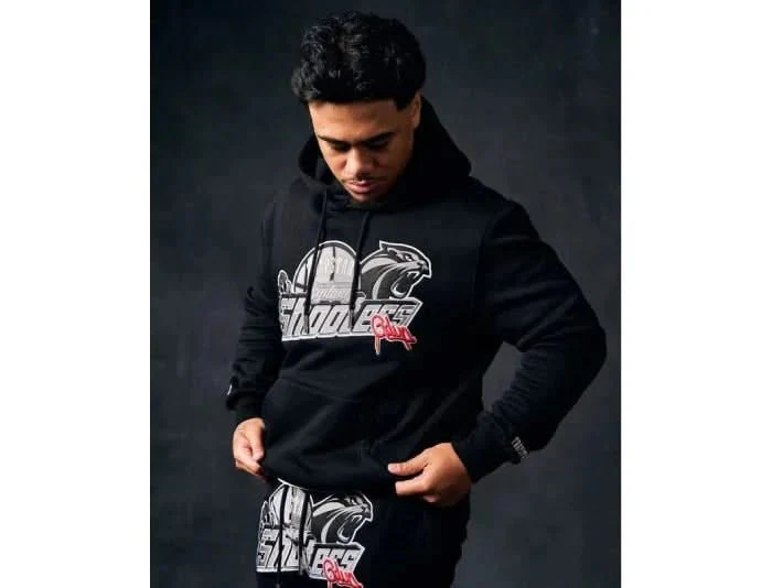 Geedup x Trapstar Sydney Shooters Hoodie Black - Image 4