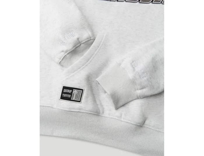 Geedup x Trapstar Sydney Shooters Hoodie White Marle - Image 3