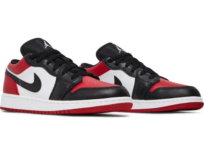 Nike Air Jordan 1 Low 'Bred Toe' Women's (GS) - Image 4