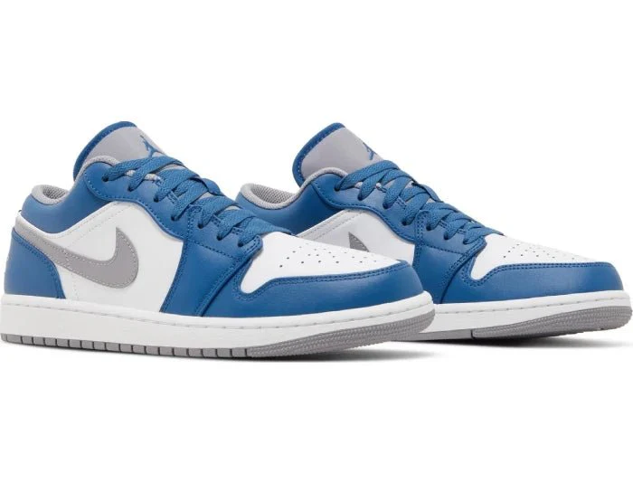 Nike Air Jordan 1 Low 'True Blue Cement' - Image 4