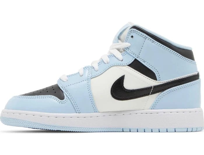 Nike Air Jordan 1 Mid 'Ice Blue' Women's (GS) - Image 2