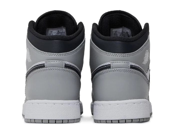 Nike Air Jordan 1 Mid 'Light Smoke Grey' Women's (GS) - Image 3