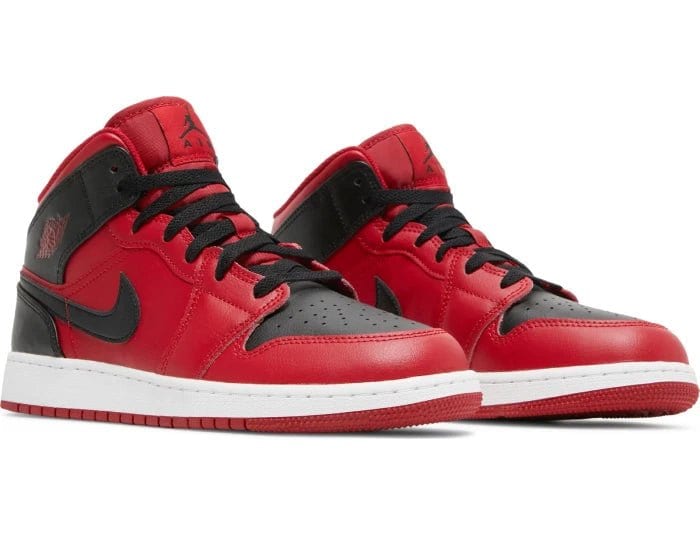Nike Air Jordan 1 Mid 'Reverse Bred' Women's (GS) - Image 4