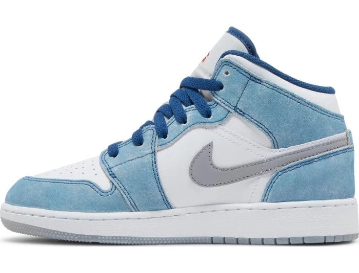 Nike Air Jordan 1 Mid SE 'French Blue' Women's (GS) - Image 2