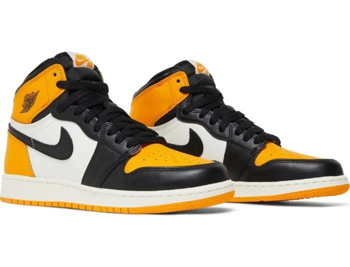 Nike Air Jordan 1 Retro High OG 'Taxi Yellow Toe' Women's (GS) - Image 4