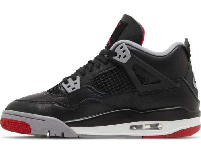 Nike Air Jordan 4 Retro 'Bred Reimagined' Women's (GS) - Image 2