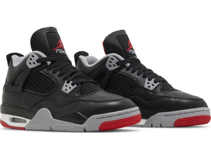 Nike Air Jordan 4 Retro 'Bred Reimagined' Women's (GS) - Image 4