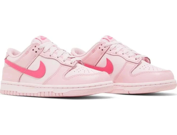 Nike Dunk Low 'Triple Pink' Women's (GS) - Image 4