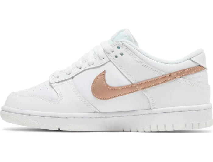 Nike Dunk Low 'White Pink' Women's (GS) - Image 2