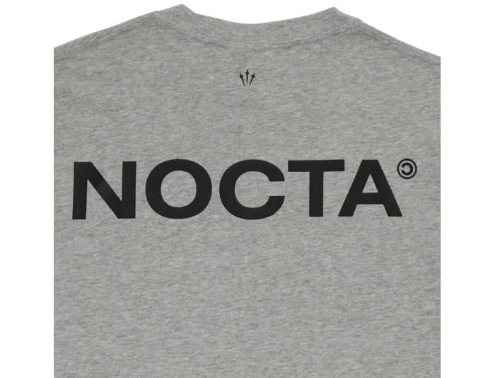 Nike NOCTA Graphic Tee 'Grey' - Image 3
