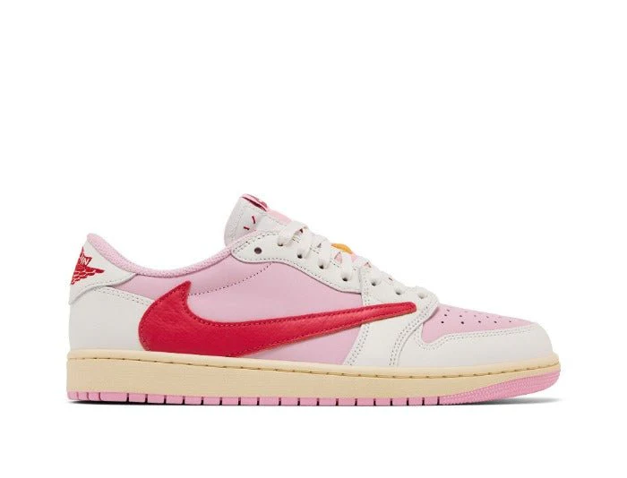 Nike Travis Scott x Air Jordan 1 Retro Low OG 'Sail Tropical Pink'