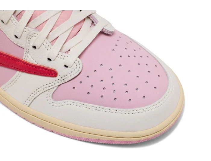Nike Travis Scott x Air Jordan 1 Retro Low OG 'Sail Tropical Pink' - Image 10