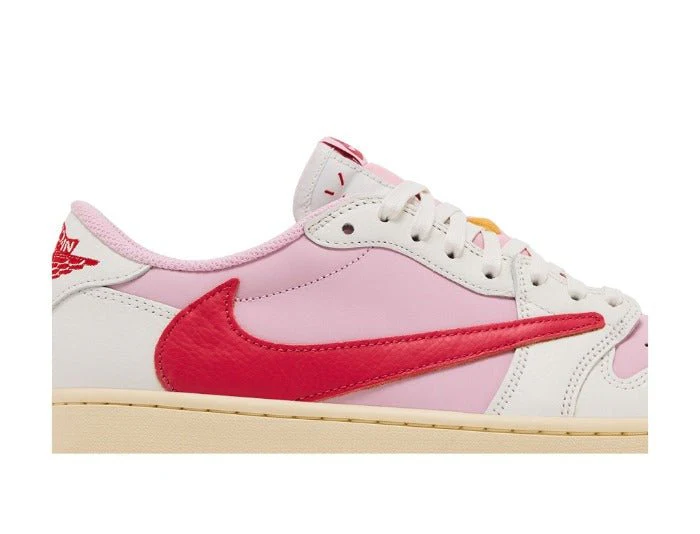 Nike Travis Scott x Air Jordan 1 Retro Low OG 'Sail Tropical Pink' - Image 2