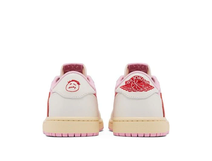Nike Travis Scott x Air Jordan 1 Retro Low OG 'Sail Tropical Pink' - Image 6