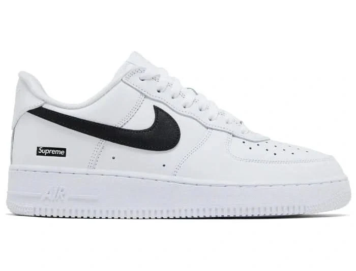 Nike x Supreme Air Force 1 Low 'Box Logo - White Black'