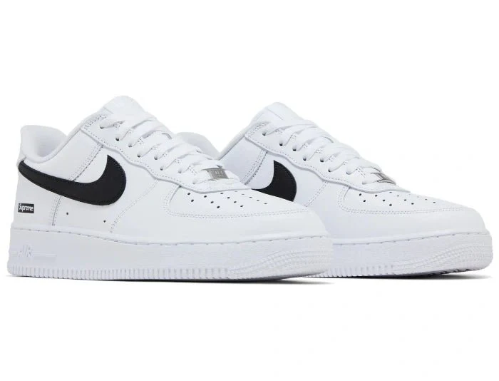 Nike x Supreme Air Force 1 Low 'Box Logo - White Black' - Image 5